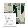 Picture of Territory Oxide | Set of 2 | Sunbrella 16" Square Outdoor Throw Pillows with Premium Inserts