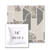 Picture of Territory Tin | Set of 2 | Sunbrella 16" Square Outdoor Throw Pillows with Premium Inserts