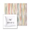Picture of Transformation Garden | Set of 2 | Sunbrella 16" Square Outdoor Throw Pillows with Premium Inserts