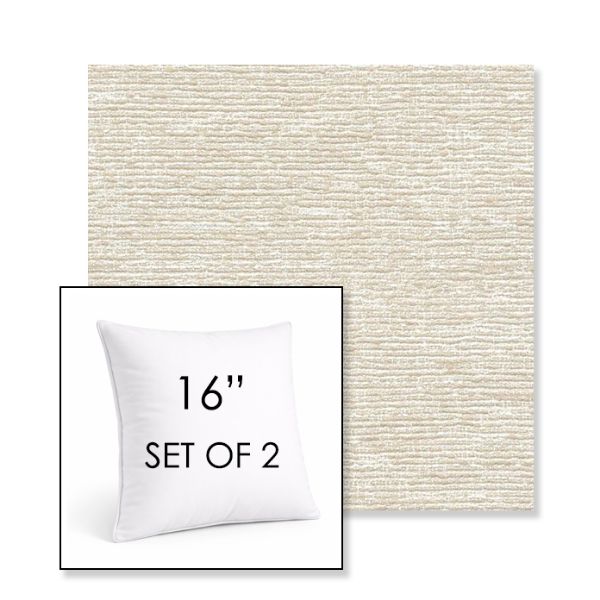 Picture of Tundra Varadero | Set of 2 | Sunbrella 16" Square Outdoor Throw Pillows with Premium Inserts