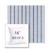 Picture of Unwind Sky | Set of 2 | Sunbrella 16" Square Outdoor Throw Pillows with Premium Inserts