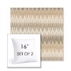 Picture of Valley Dune | Set of 2 | Sunbrella 16" Square Outdoor Throw Pillows with Premium Inserts