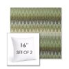 Picture of Valley Herbal | Set of 2 | Sunbrella 16" Square Outdoor Throw Pillows with Premium Inserts