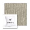 Picture of Vista Seasalt | Set of 2 | Sunbrella 16" Square Outdoor Throw Pillows with Premium Inserts
