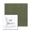 Picture of Willa Frond | Set of 2 | Sunbrella 16" Square Outdoor Throw Pillows with Premium Inserts