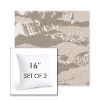 Picture of Yama Fuji | Set of 2 | Sunbrella 16" Square Outdoor Throw Pillows with Premium Inserts