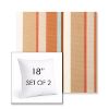 Picture of Beaming Mojave | Set of 2 | Sunbrella 18" Square Outdoor Throw Pillows with Premium Inserts