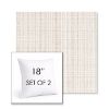 Picture of Benson Sand | Set of 2 | Sunbrella 18" Square Outdoor Throw Pillows with Premium Inserts