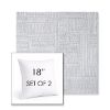 Picture of Boro Elegance | Set of 2 | Sunbrella 18" Square Outdoor Throw Pillows with Premium Inserts