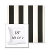 Picture of Cabana Classic | Set of 2 | Sunbrella 18" Square Outdoor Throw Pillows with Premium Inserts
