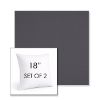 Picture of Canvas Ardoise | Set of 2 | Sunbrella 18" Square Outdoor Throw Pillows with Premium Inserts