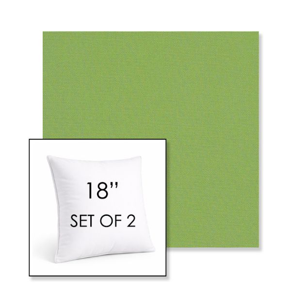 Picture of Canvas Ginkgo | Set of 2 | Sunbrella 18" Square Outdoor Throw Pillows with Premium Inserts