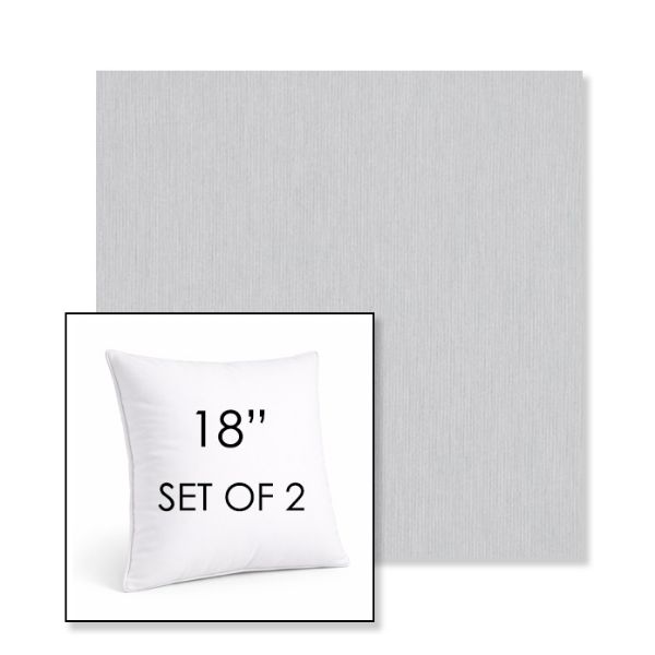 Picture of Canvas Marble | Set of 2 | Sunbrella 18" Square Outdoor Throw Pillows with Premium Inserts