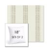 Picture of Caper Linen | Set of 2 | Sunbrella 18" Square Outdoor Throw Pillows with Premium Inserts