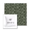 Picture of Carat Agate | Set of 2 | Sunbrella 18" Square Outdoor Throw Pillows with Premium Inserts