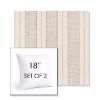 Picture of Carlo Graphite | Set of 2 | Sunbrella 18" Square Outdoor Throw Pillows with Premium Inserts