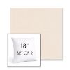 Picture of Cast Bisque | Set of 2 | Sunbrella 18" Square Outdoor Throw Pillows with Premium Inserts