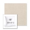 Picture of Charmer Parchment | Set of 2 | Sunbrella 18" Square Outdoor Throw Pillows with Premium Inserts