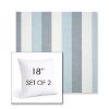 Picture of Direction Dew | Set of 2 | Sunbrella 18" Square Outdoor Throw Pillows with Premium Inserts