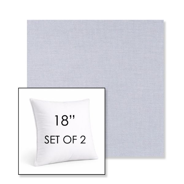 Picture of Exhale Sky | Set of 2 | Sunbrella 18" Square Outdoor Throw Pillows with Premium Inserts