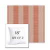 Picture of Expressive Blush | Set of 2 | Sunbrella 18" Square Outdoor Throw Pillows with Premium Inserts