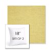 Picture of Idol Canary | Set of 2 | Sunbrella 18" Square Outdoor Throw Pillows with Premium Inserts