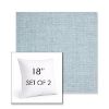 Picture of Idol Frost | Set of 2 | Sunbrella 18" Square Outdoor Throw Pillows with Premium Inserts