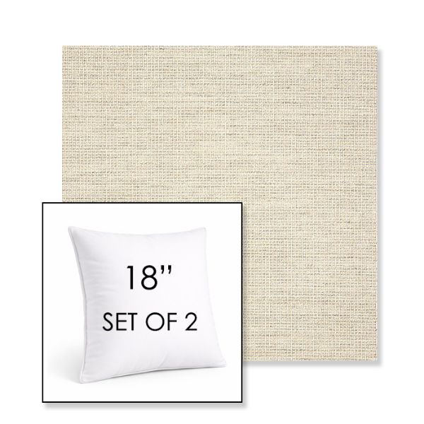Picture of Kudos Mortar | Set of 2 | Sunbrella 18" Square Outdoor Throw Pillows with Premium Inserts