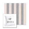 Picture of Leisure Denim | Set of 2 | Sunbrella 18" Square Outdoor Throw Pillows with Premium Inserts