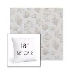 Picture of Nantucket Suntan | Set of 2 | Sunbrella 18" Square Outdoor Throw Pillows with Premium Inserts