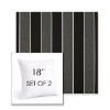 Picture of Peyton Granite | Set of 2 | Sunbrella 18" Square Outdoor Throw Pillows with Premium Inserts