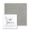 Picture of Piazza Stone | Set of 2 | Sunbrella 18" Square Outdoor Throw Pillows with Premium Inserts