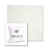 Picture of Pique Salt | Set of 2 | Sunbrella 18" Square Outdoor Throw Pillows with Premium Inserts