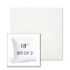 Picture of Platform Salt | Set of 2 | Sunbrella 18" Square Outdoor Throw Pillows with Premium Inserts