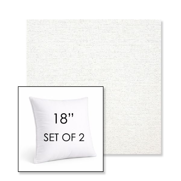 Picture of Platform Salt | Set of 2 | Sunbrella 18" Square Outdoor Throw Pillows with Premium Inserts