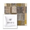 Picture of Pop Corn | Set of 2 | Sunbrella 18" Square Outdoor Throw Pillows with Premium Inserts