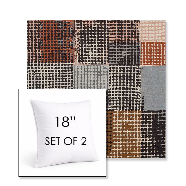 Picture of Pop Punchcard | Set of 2 | Sunbrella 18" Square Outdoor Throw Pillows with Premium Inserts