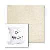 Picture of Posh Salt | Set of 2 | Sunbrella 18" Square Outdoor Throw Pillows with Premium Inserts