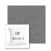 Picture of Proof Slate | Set of 2 | Sunbrella 18" Square Outdoor Throw Pillows with Premium Inserts