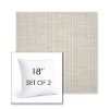 Picture of Proven Dove | Set of 2 | Sunbrella 18" Square Outdoor Throw Pillows with Premium Inserts
