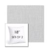 Picture of Replay Sea | Set of 2 | Sunbrella 18" Square Outdoor Throw Pillows with Premium Inserts
