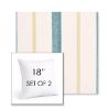Picture of Revival Lake | Set of 2 | Sunbrella 18" Square Outdoor Throw Pillows with Premium Inserts