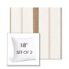 Picture of Revival Sand | Set of 2 | Sunbrella 18" Square Outdoor Throw Pillows with Premium Inserts