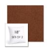 Picture of Ritsy Clay | Set of 2 | Sunbrella 18" Square Outdoor Throw Pillows with Premium Inserts