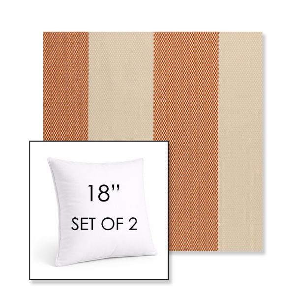 Picture of Rothko Lobster Roll | Set of 2 | Sunbrella 18" Square Outdoor Throw Pillows with Premium Inserts