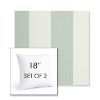 Picture of Rothko Seahorse | Set of 2 | Sunbrella 18" Square Outdoor Throw Pillows with Premium Inserts
