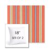 Picture of Saltillo Sedona | Set of 2 | Sunbrella 18" Square Outdoor Throw Pillows with Premium Inserts