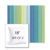 Picture of Seville Seaside | Set of 2 | Sunbrella 18" Square Outdoor Throw Pillows with Premium Inserts