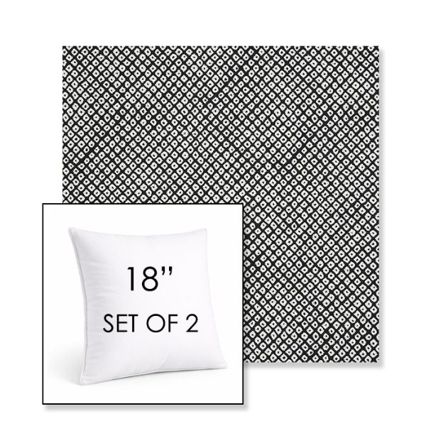 Picture of Shibori Classic | Set of 2 | Sunbrella 18" Square Outdoor Throw Pillows with Premium Inserts