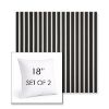 Picture of Shore Classic | Set of 2 | Sunbrella 18" Square Outdoor Throw Pillows with Premium Inserts